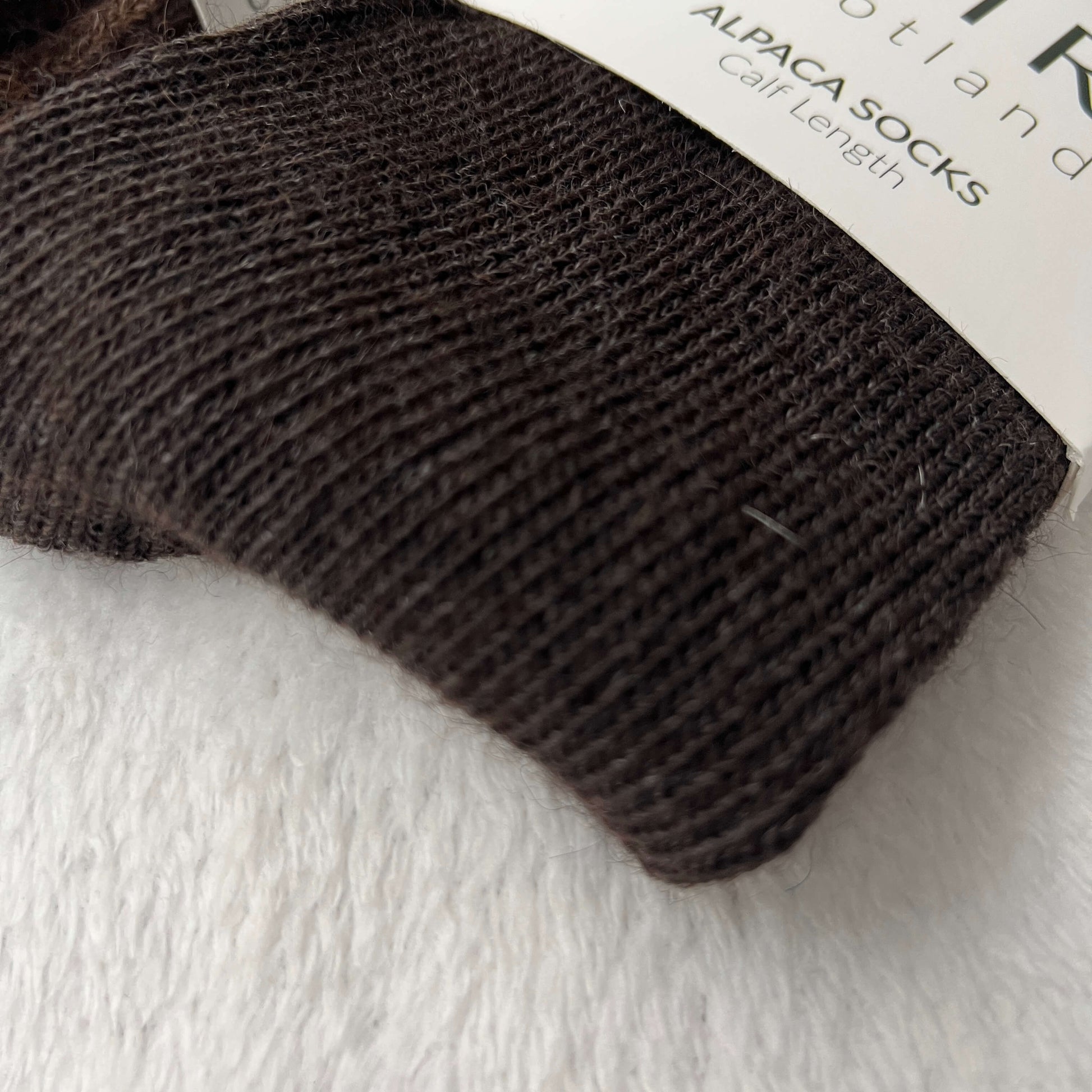 women's alpaca wool socks close up