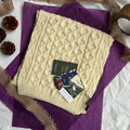 British Wool Aran Scarf | Glencroft