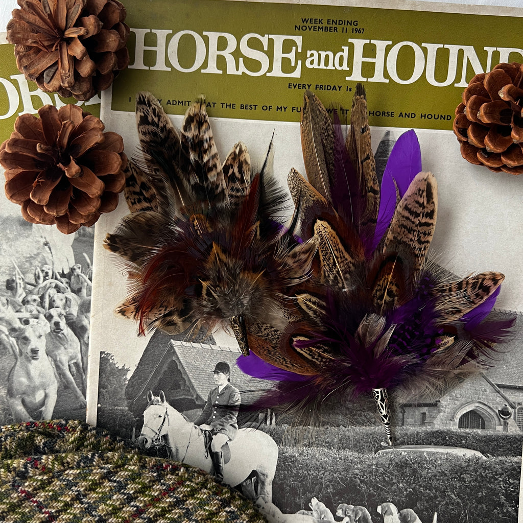 Purple Pairing Hat Pin Set