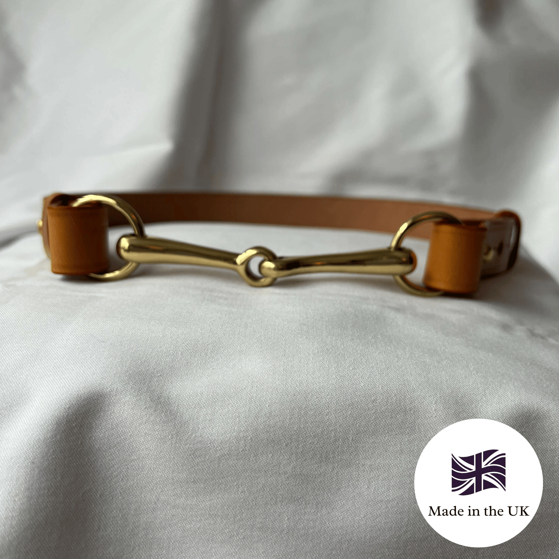 "Shackle" Leather Equestrian Belt by Filly & Fox