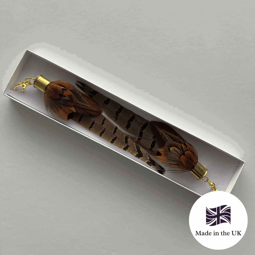 Long Brown Feather Boot Tassels | My Fancy Feathers