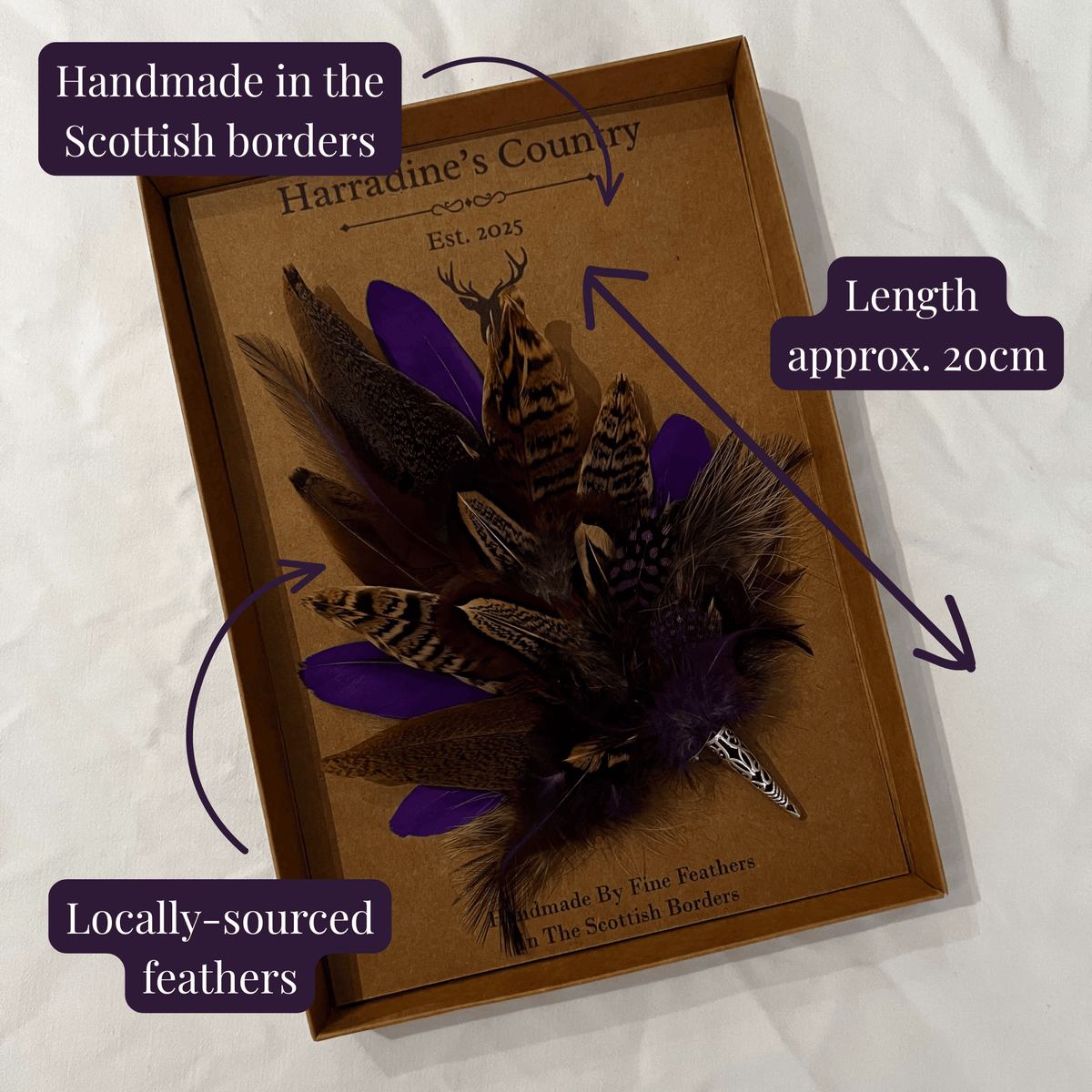 Purple Pairing Hat Pin Set