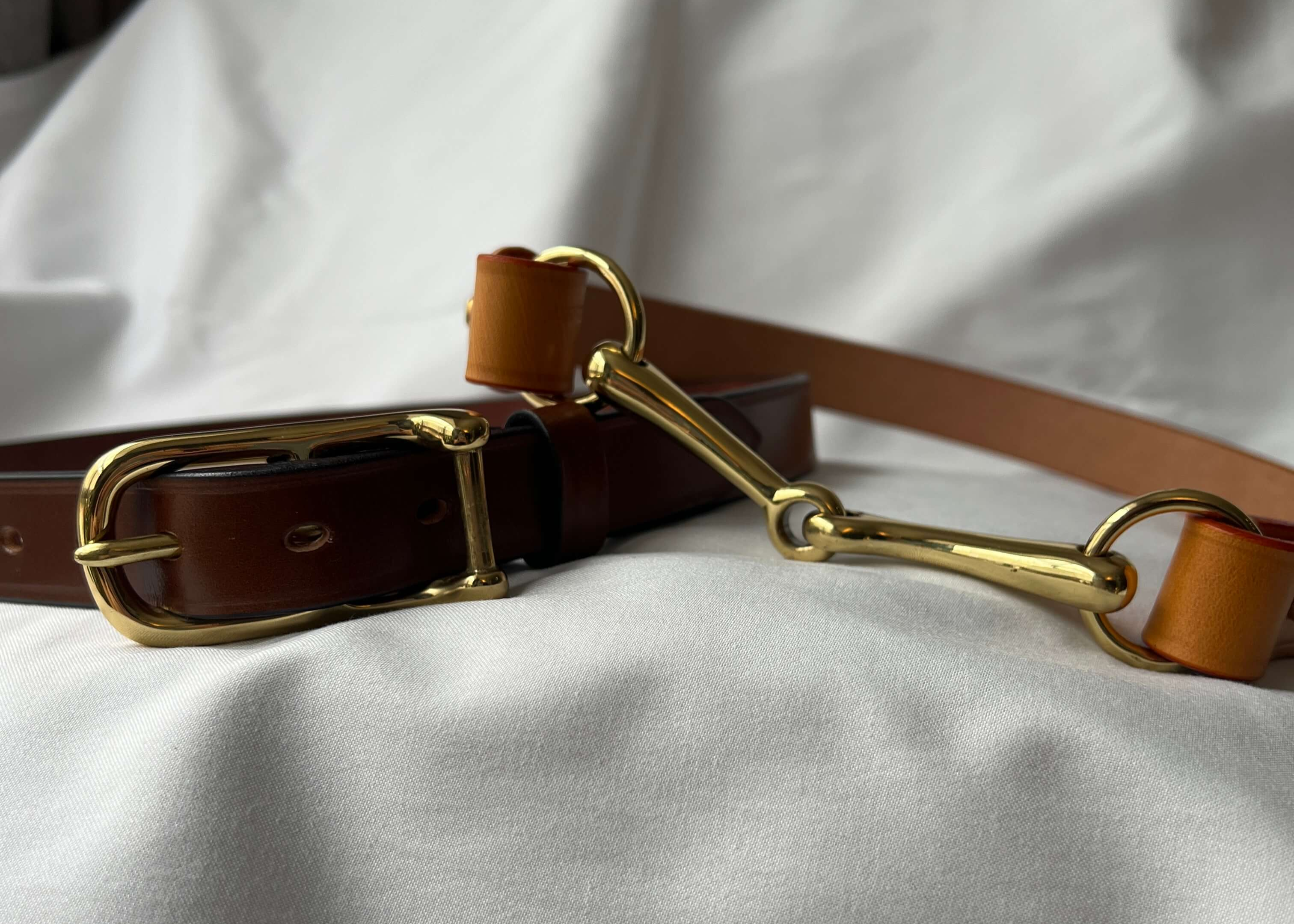 Handmade leather belts by independent British brand Filly & Fox
