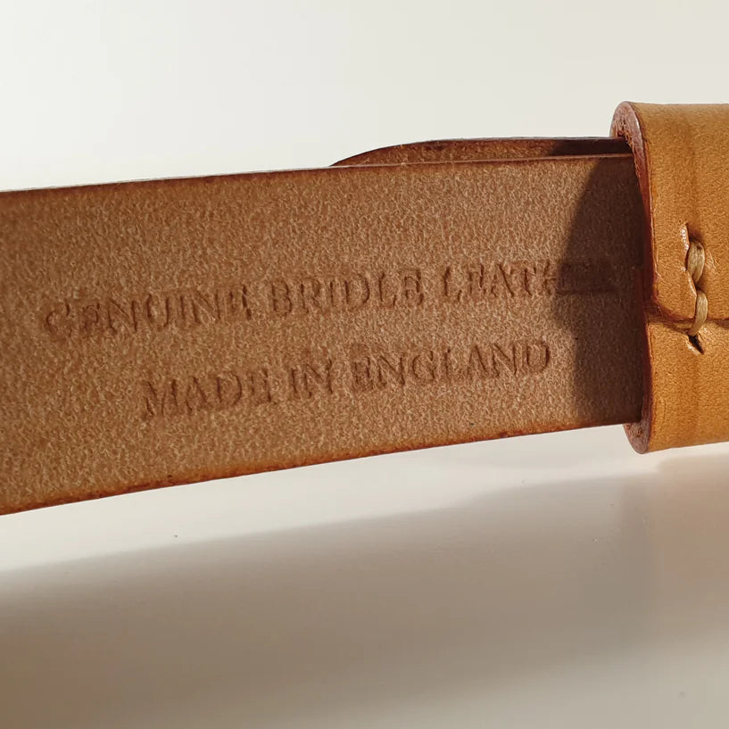Tan ladies skinny belt by Filly & Fox