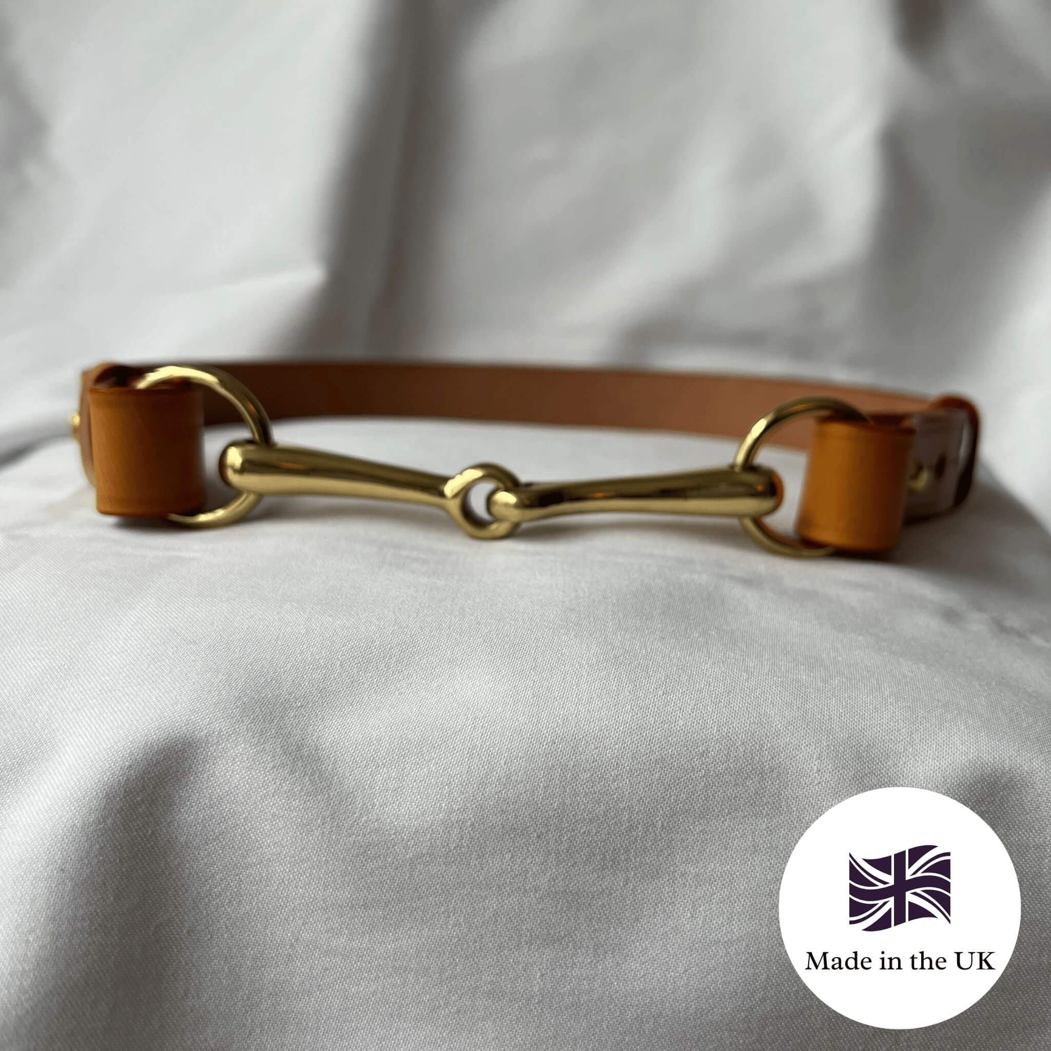 equestrian belt handmade in the uk with english bridle leather
